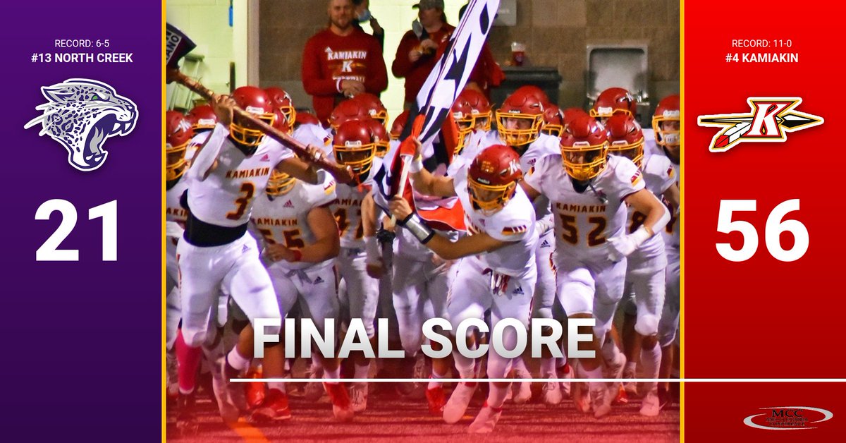 KamiakinBraves's tweet photo. Braves win! On to the next round! 56-21. 🔥🏈 https://t.co/WGAazvMdjb