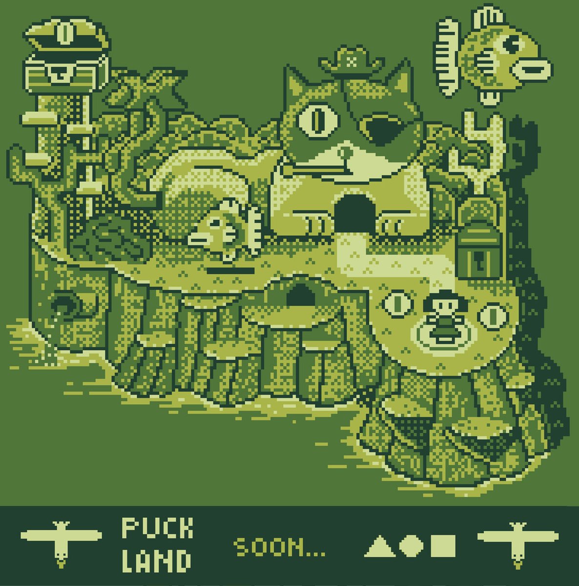 triPUCK's tweet photo. Green Cat Island
ALL islands in PUCK LAND
GameBoy memory
soon...
on
🏔️🌎🟥
#puck #3puck #worldboy #SawRealrabbit #ScarsBoy #Greencat #NFT https://t.co/kfbbhSu0z6 https://t.co/PB1lgFXiDI
