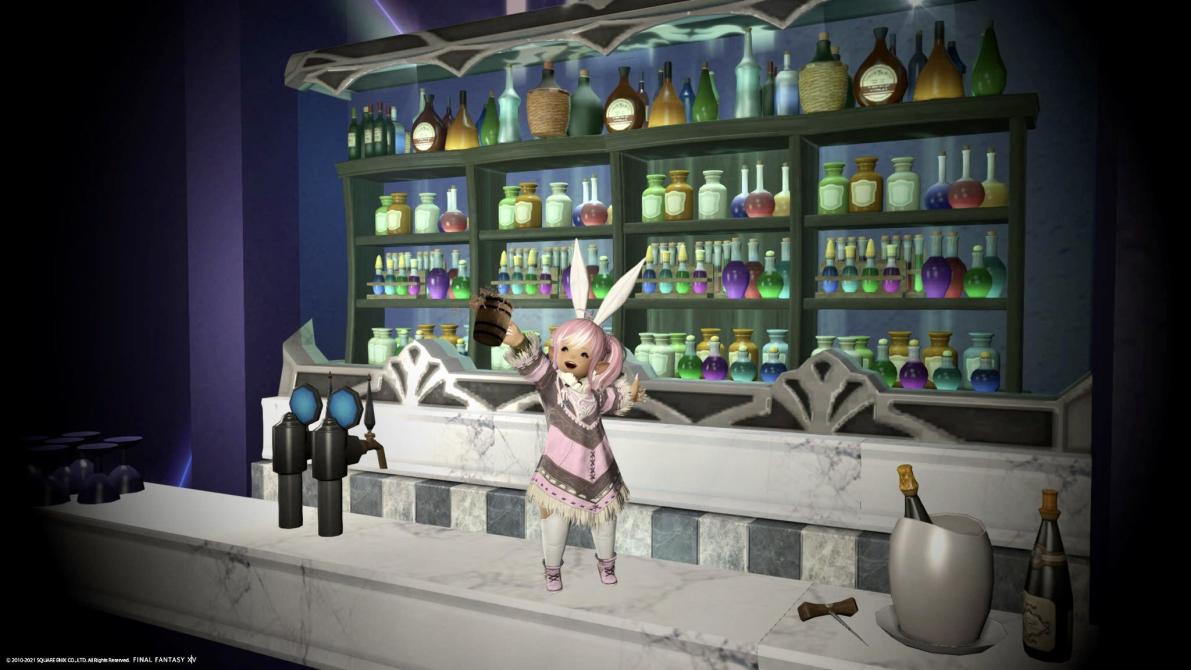 Exi_Exodus's tweet photo. Bartending At Poncho Tonight! ♡ Come By &amp; Join The Party {Exo - Mist - W18 P5} Open 7pm PST - Late ♡ Tune into our live DJ at https://t.co/bQyiFnRn1n #FinalFantasyXIV  #GPOSERS   #PonchoFFXIV #Lala https://t.co/6NK7XO91vu