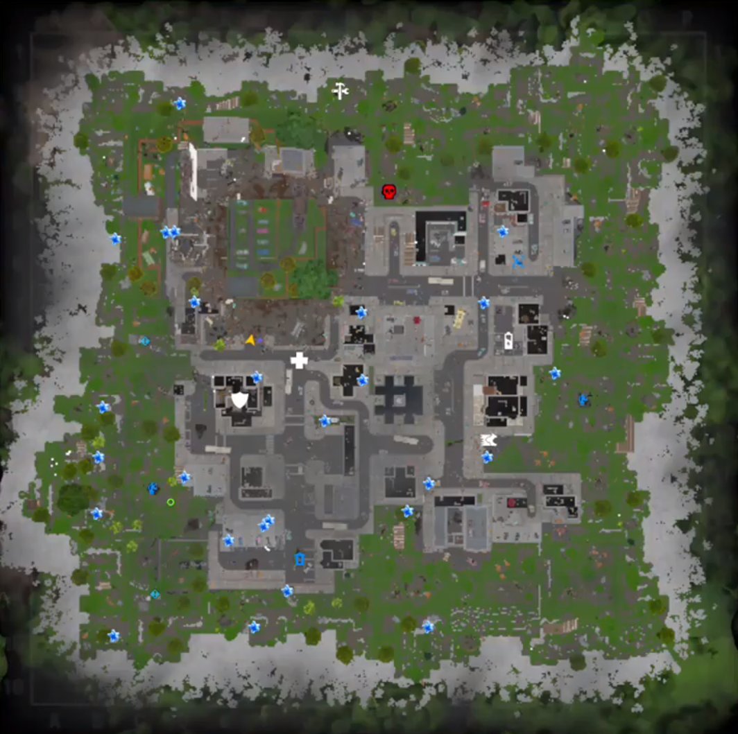 InsideHomebase's tweet image. About 3 years ago when the Blockbuster Questline 1st released, the Crater would appear to have Risky Reels overlaid on top of it on the Minimap.

This is because the movie screen&apos;s LOD was, for some reason, the entirety of Risky Reels.