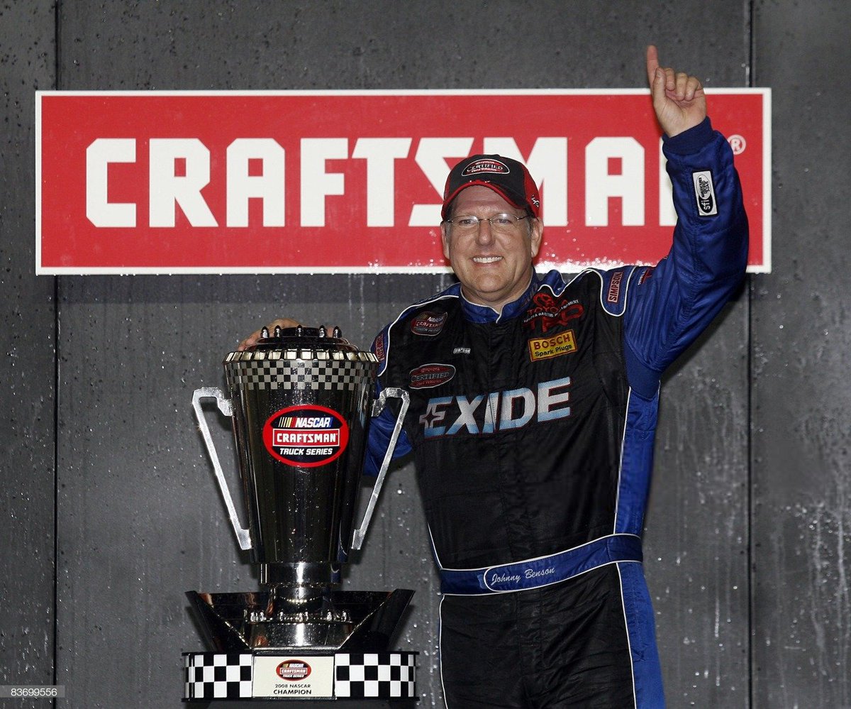 13 years ago today, <a href="/JohnnyBensonWeb/">Johnny Benson</a> won the 2008 NASCAR Craftsman Truck Series Championship.