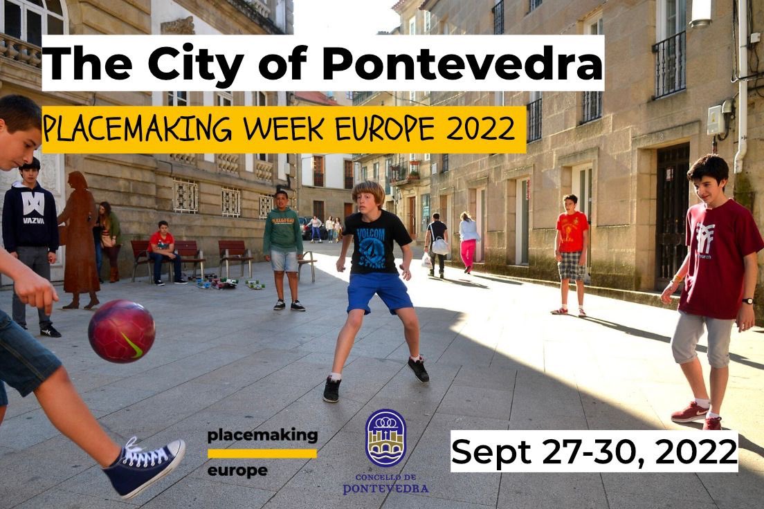 #PlacemakingWeekEurope next year will be September 27-30th in #Pontevedra, Spain!

Mark your calendars to join #placemaking leaders from around Europe and the world. 

#Placemakers #publicspace #urbandevelopment #placeleddevelopment #urbanism #placemakingweek