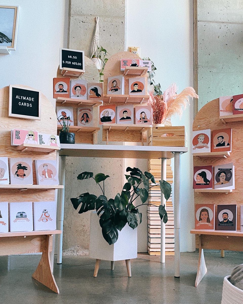 mrktcollective's tweet photo. Yah, good for you 😏. Check out new artisan AlyMade Cards on December 10-12 + 17-19, and for the month of December you can also find her cards on our new retail wall at Phil &amp; Seb in Chinook. https://t.co/UwUx0IR5f7
