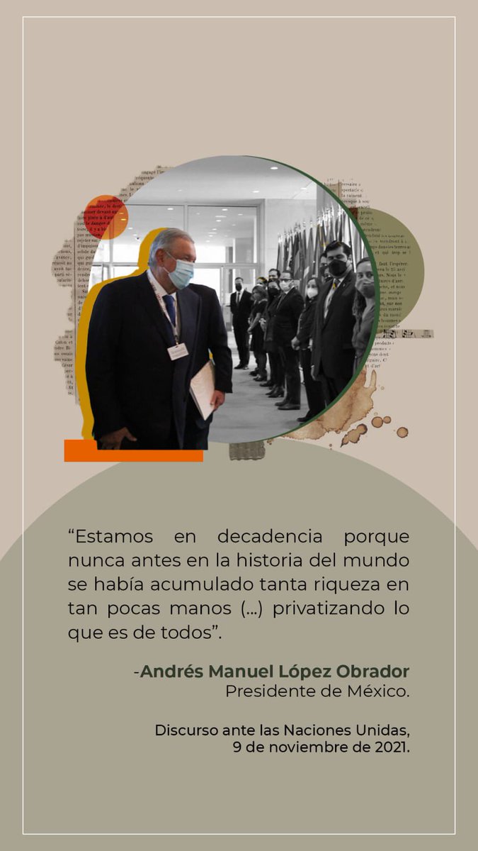 RamiroGonzNL's tweet photo. “Nunca antes en la historia del mundo se había acumulado tanta riqueza en tan pocas manos.”

- @lopezobrador_ https://t.co/GwcuiD6Hub