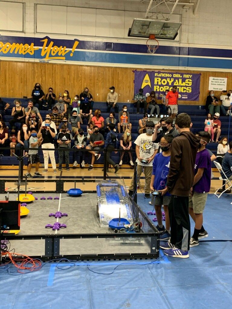 ELM's TritonBots Teams rocked it today at the district's VEX robotics competition. Team C stands at #1 after today's meet while Teams B and A ranked 5 and 6 respectively. So proud of all three teams!! #elmprincipal #elmtritons #elm2021