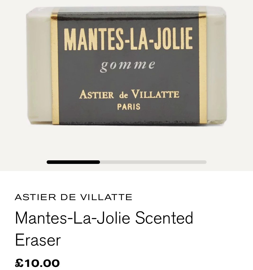 ladyalicegrey's tweet photo. Things I seriously consider buying in the midst of a migraine:

1. A scented eraser. Handmade with notes of jasmine, amber, and leather. https://t.co/Izui9Ss3xm