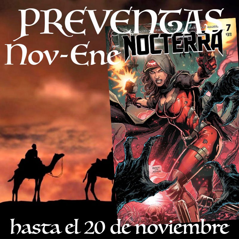 TheComicStoreMx's tweet photo. Ya pueden realizar sus pre-ventas del mes de Noviembre-Enero.

Fecha límite para realizar sus pedido Sábado 20 de Noviembre, no se pierdan sus títulos favoritos.

#NewComingTitles #NewIssues #ComicBook #IndieComicBooks #VariantCovers #PreSale https://t.co/KjjCxI5E16