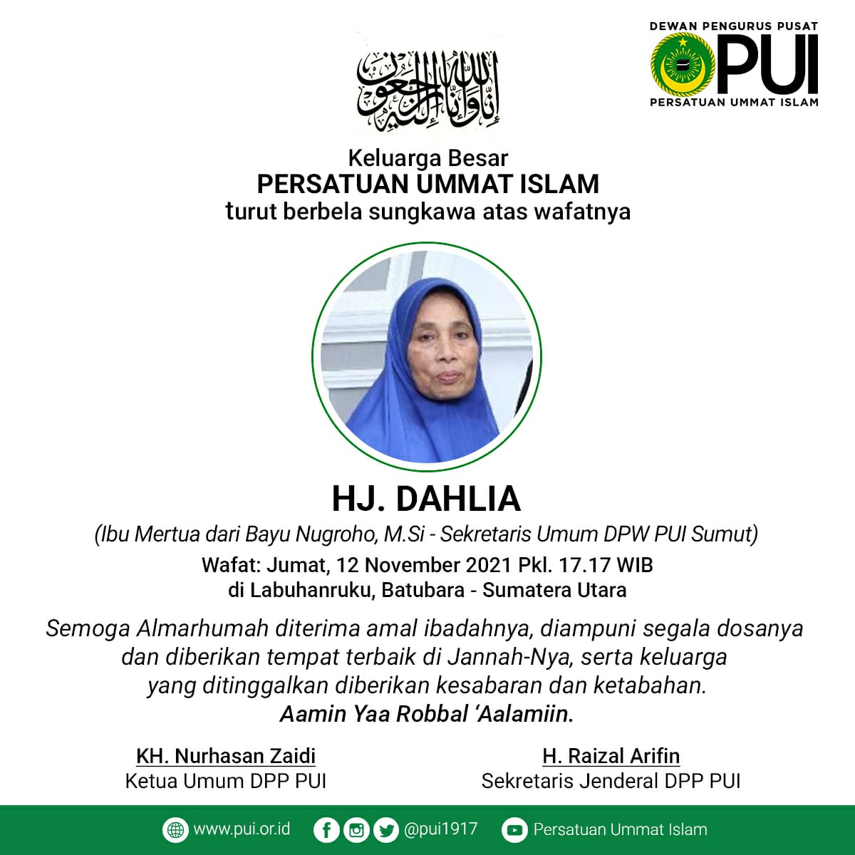 bayu_maestro's tweet photo. Terimakasih atas ucapan belasungkawa atas berpulangnya ke rahmatullah mertua saya di Batubara, insya Allah hari ini kembali menuju kota Medan untuk mengikuti Workshop Literasi Media Multiplatform Berwawasan Islam Wasathiyah esok hari"
#IslamWasathiyahMUI #MUIKotaMedan 
#PUISumut https://t.co/fM7hqCujDR