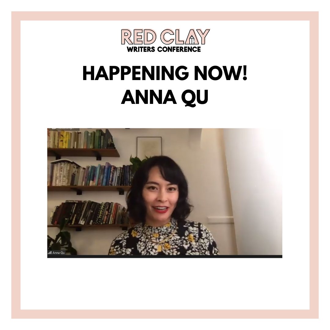 gawriters's tweet photo. ✨Happening now: Art and the Pursuit of Justice with Anna Qu ✨ @QuillingIt #redclay2021 #transformyourwriting https://t.co/DEaB0DEyE0