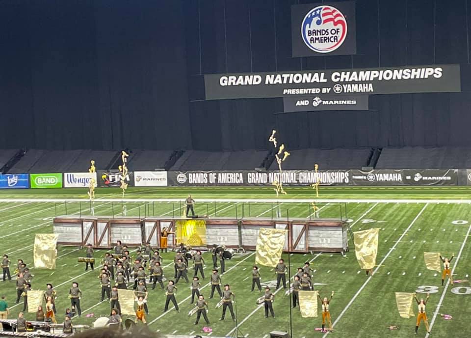 MurraySchools's tweet photo. The Murray Tiger Band is the BOA Class A National Champions. Best Performance and Best General Effect---We applaud your hard work and the Tiger Pride you emulate mirroring the black and gold Tiger tradition! Congratulations Tigers! #murrayschools https://t.co/15kClNcUKS