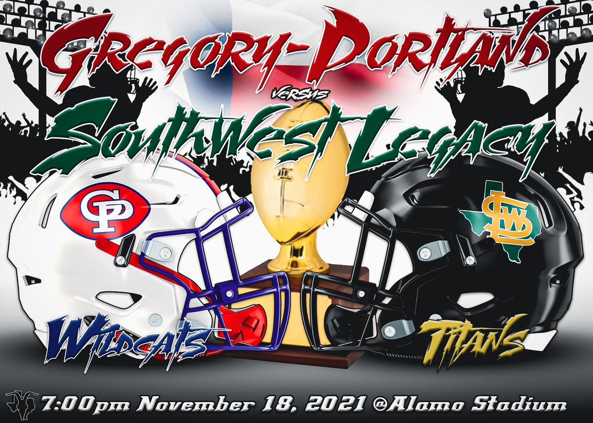 txhsfball's tweet photo. 🚨Playoffs - Round 2🚨Gregory-Portland Wildcats vs Southwest Legacy Titans🏈WHO WINS???👀🍿 https://t.co/6Zqj2kGTrN