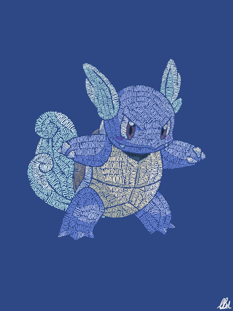 Hatterpillar_'s tweet photo. Wartortle! 💧🐢

#pokemon #pokemonart #fanart #wartortle #watertypepokemon #digitalart #digitalartist #art #wordception #calligram #artrequest #nintendo #gamefreak #ibispaintx #kanto #starterpokemon https://t.co/cxh7c65lMA