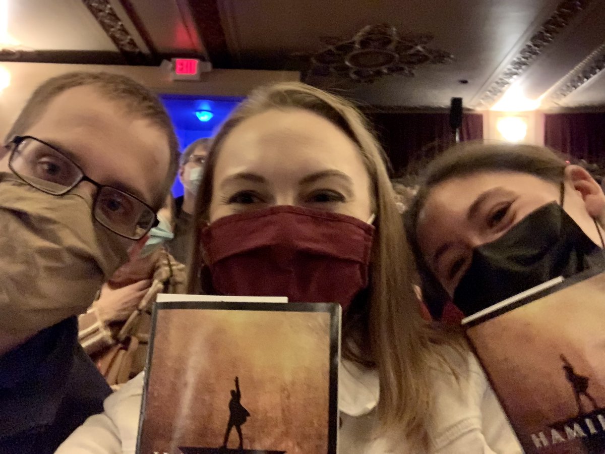 peitzensen's tweet photo. Just got out of Hamilton…🎶What’d I Miss?”🎶 #Hamilton https://t.co/ieATh1nyTH