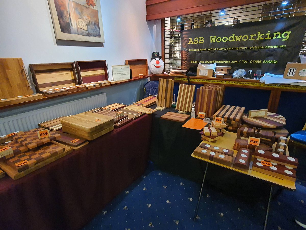 Great to see ASB woodworking at today's Christmas fair at <a href="/SindleshamCourt/">Sindlesham Court</a>  

Great news, ASB woodworking will be there on Sunday aswell, come and take a look!

#Christmasfair #sindleshamcourt