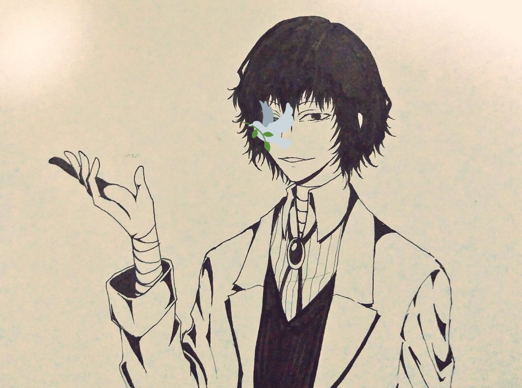 akitumugibi_'s tweet photo. 文ストのアニメ4期決定したんだってねー！✨嬉しい😆

#絵描きさんと繋がりたい 
#絵柄が好みって人にフォローされたい 
#イラスト 
#アナログイラスト https://t.co/rKVZV3HRXu