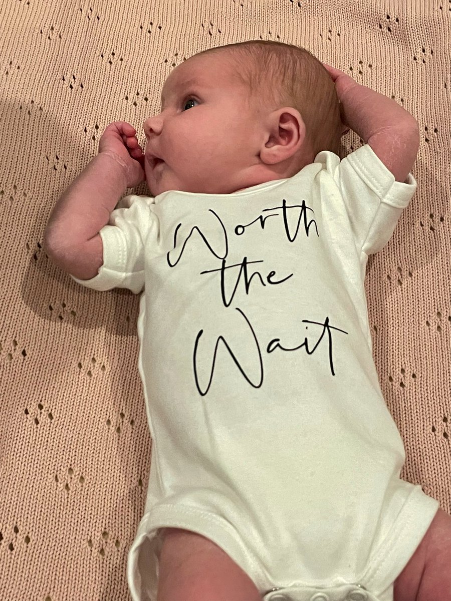 Our beautiful little miracle arrived safe and sound via emergency c-section on 21st October. We could not be more in love and she is worth every second of heartbreak along the way 🥰