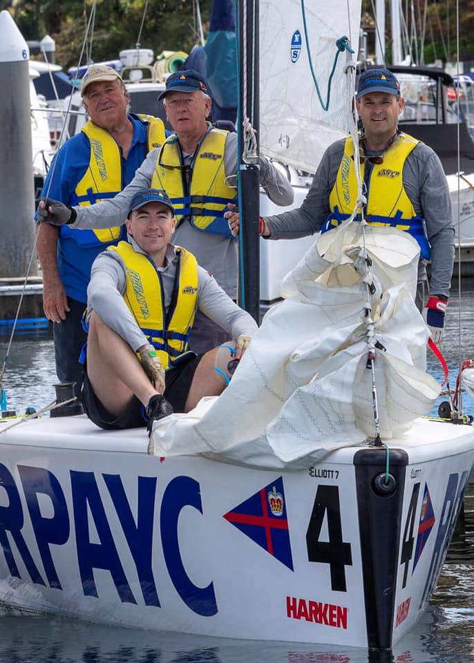 chrisgreatrex's tweet photo. This week Nth Sydney RSL presented Saltwater Veterans with new uniforms for the ADF Regatta thx to funding from NSW Govt @natwardmlc @SportsADF
@RSLNSW @Australian_Navy @AustralianArmy @AusAirForce @invictusaus2021 #RPAYC #RANSA https://t.co/PCz5BeLW2M