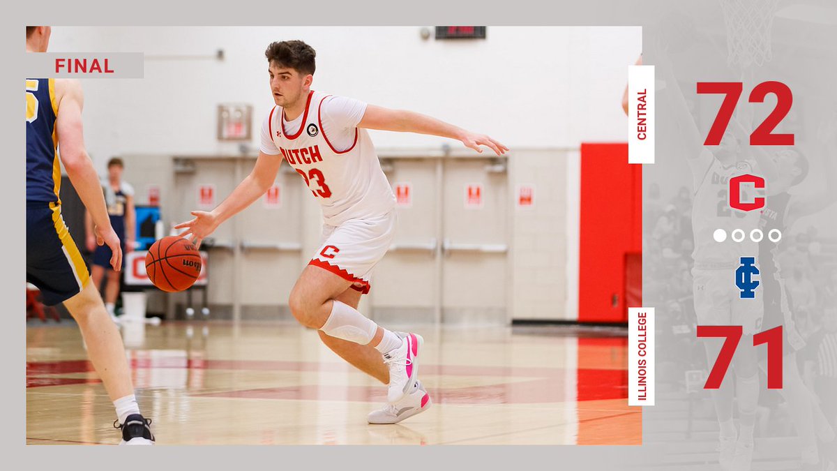 A layup in the waning seconds by  Caden Mauck gave Central a victory and Bill Merris Tournament title Saturday afternoon.

#GoDutch #rollriversMBB