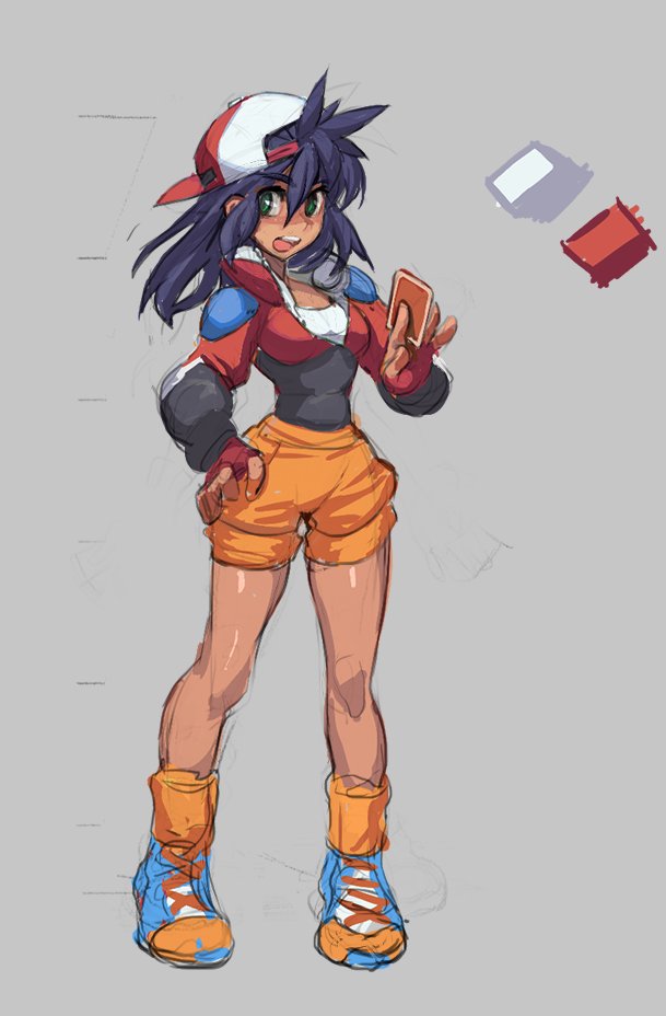 adamjmarin's tweet image. twitter image crop is gone on desktop! Here is a celebratory card game duelist : D [1/3]