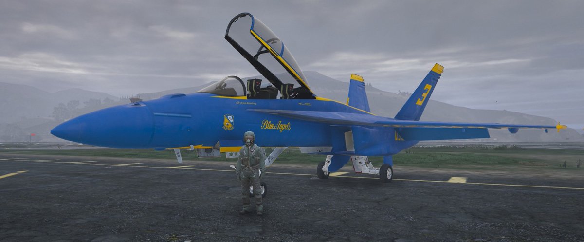 PD_BlueAngels's tweet photo. It's Official! The first member to join the team is LCDR. Throop. He will serve as Blue Angel #3 in the Left Wing Position! 

#FiveM #GTAV #BlueAngels #DemonstrationTeam https://t.co/8H9Ki3cEXE