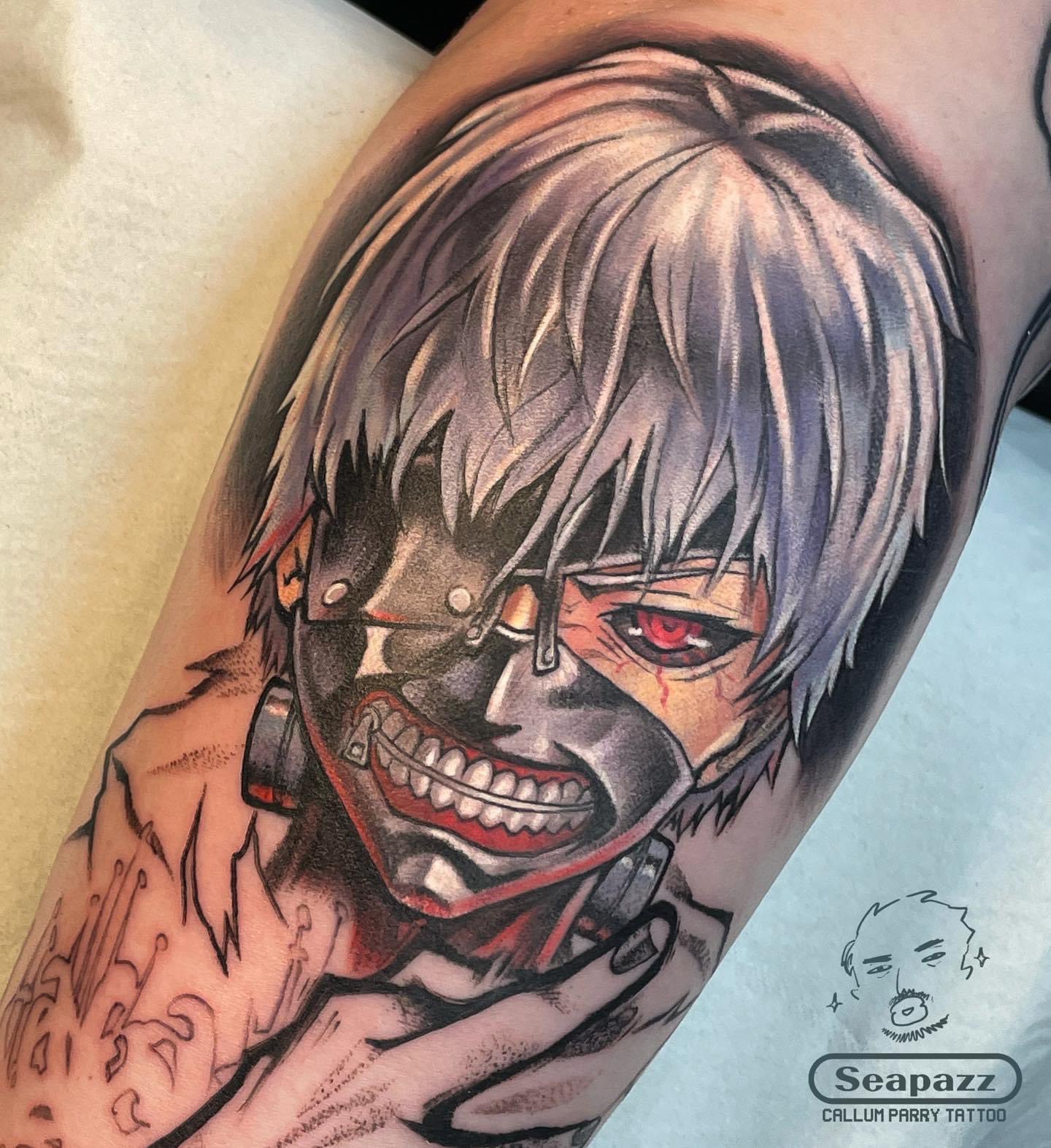 Jeekey on Twitter Ken Kaneki Artist Jeekey tattoo anime TokyoGhoul  manga jeekey httpstco6Y1tgKax9q  Twitter