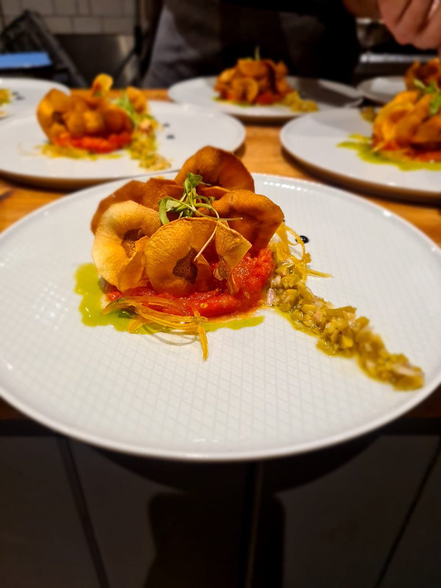 Vegan tasting menu to tonight, course 2 and 3. Stay tuned for more of our tasting menu series, and tastes you'll never forget.