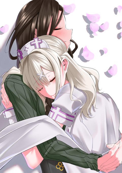 ハグ
#巴絵 
#いらすこや 