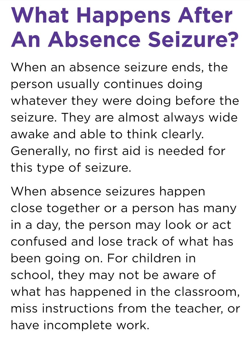 November is Epilepsy Awareness Month. Sharing a little bit about my type of epilepsy, petit mal or absence seizures, as they are now called.
#EpilepsyAwarenessMonth 
#AbsenceSeizures