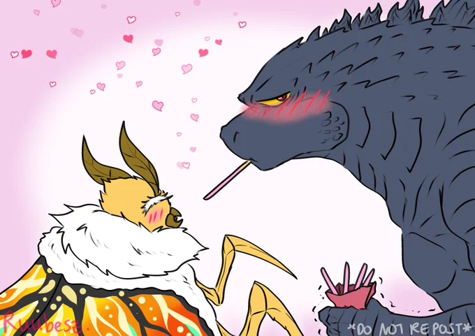 It was Pocky Day a few days ago... I forgot to post this whoops
#Godzilla #PockyDay #ゴジラ 