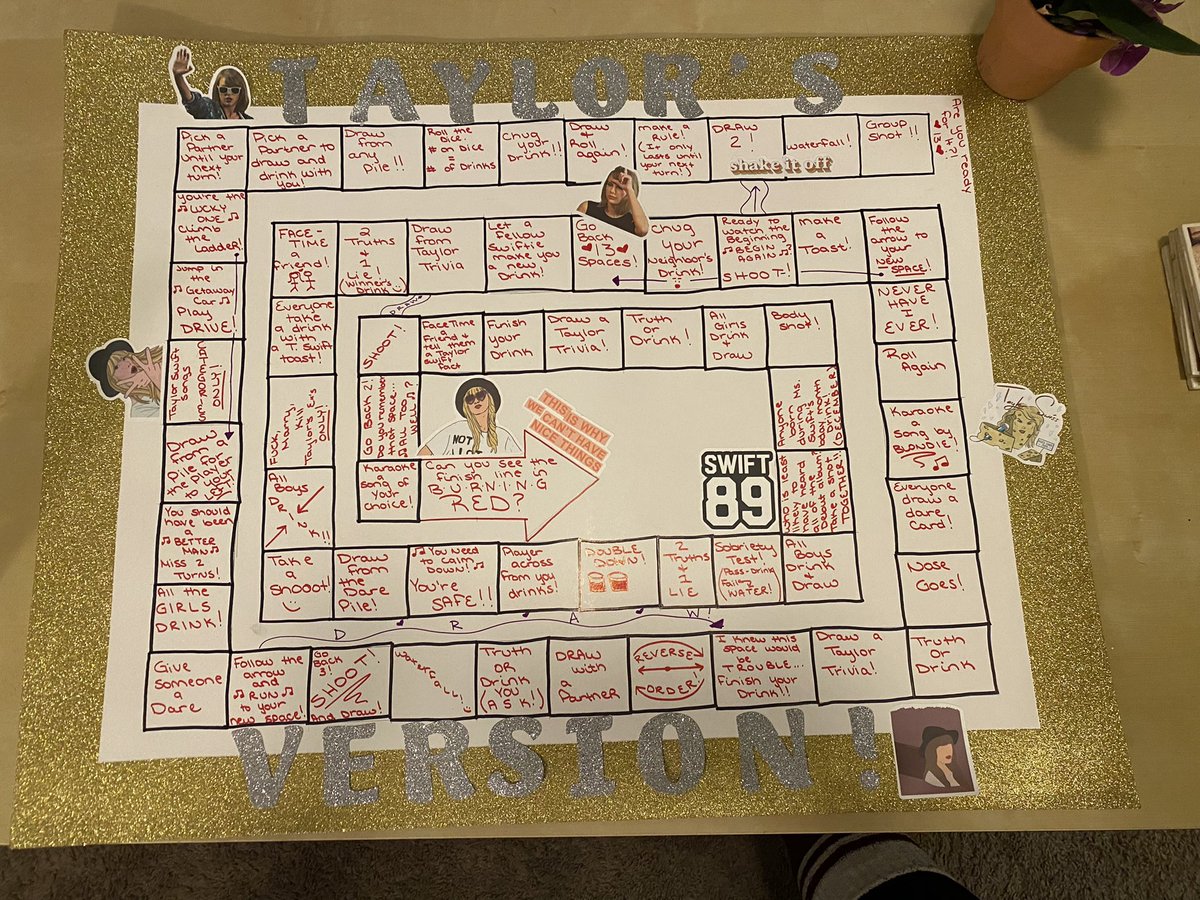 SkylarPeters18's tweet photo. I will only ever be able to remember this release in burning Red🧣❤️‍🔥

PS I absolutely celebrated Red (Taylor’s Version) yesterday with a homemade board game and a little wine 🍷❤️ ft. Petey 
#RedTaylorsVersion

 @taylorswift13 @taylornation13 https://t.co/BAqdYrkdRD