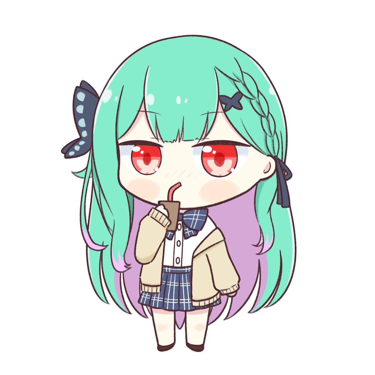 潤羽るしあ 「#潤羽るしあ新衣装 #絵クロマンサー 」|アキレスのイラスト