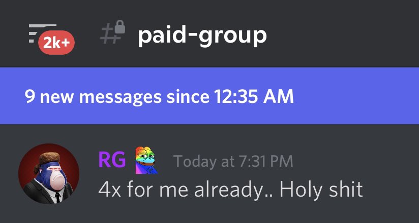 karbonbased's tweet photo. ppl in general be like “what’s so good about paid group anyway?”

ngmi https://t.co/HU9l4fiUWT