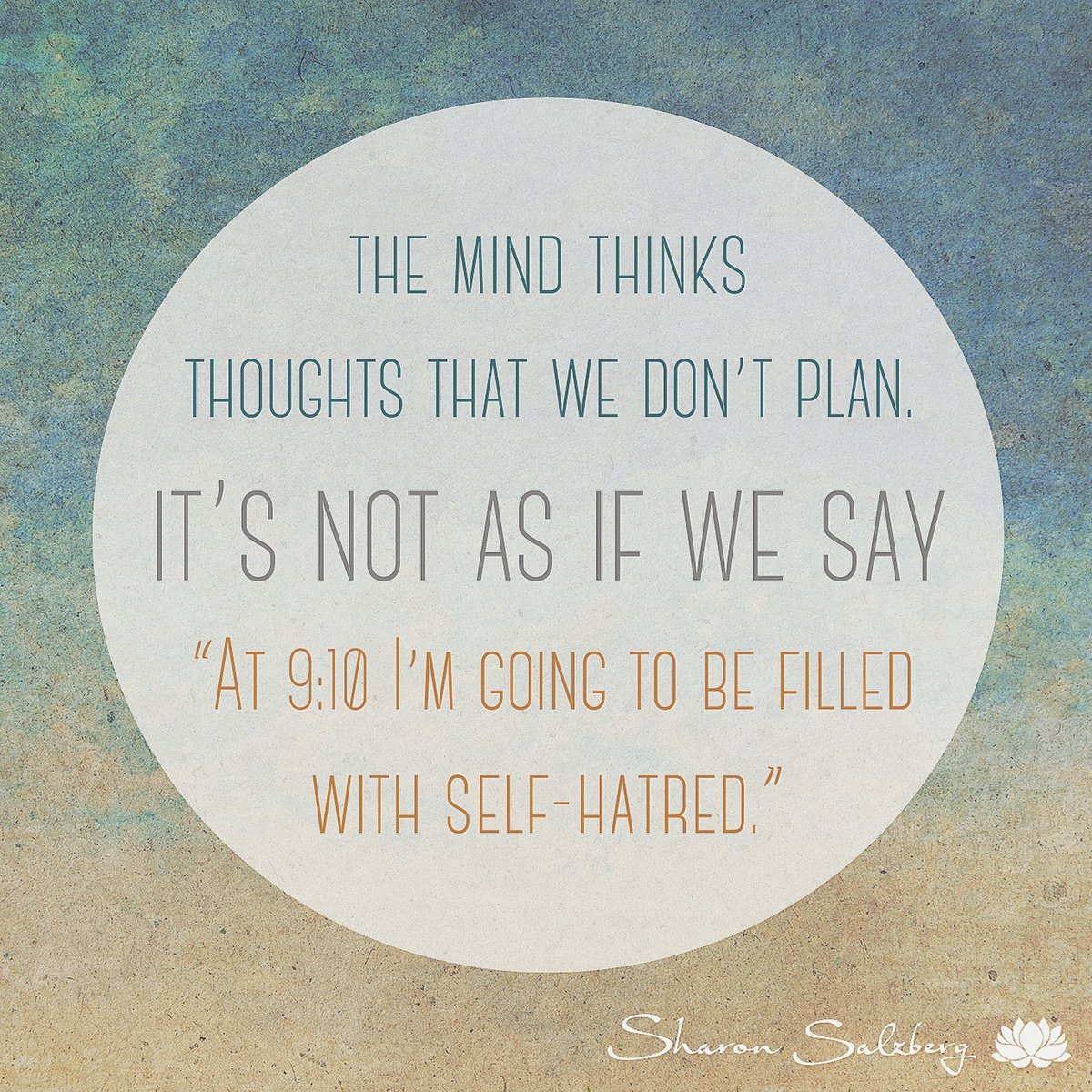 SharonSalzberg's tweet photo. 💛 Happy World Kindness Day 💛 https://t.co/LrsnEQR6Iq