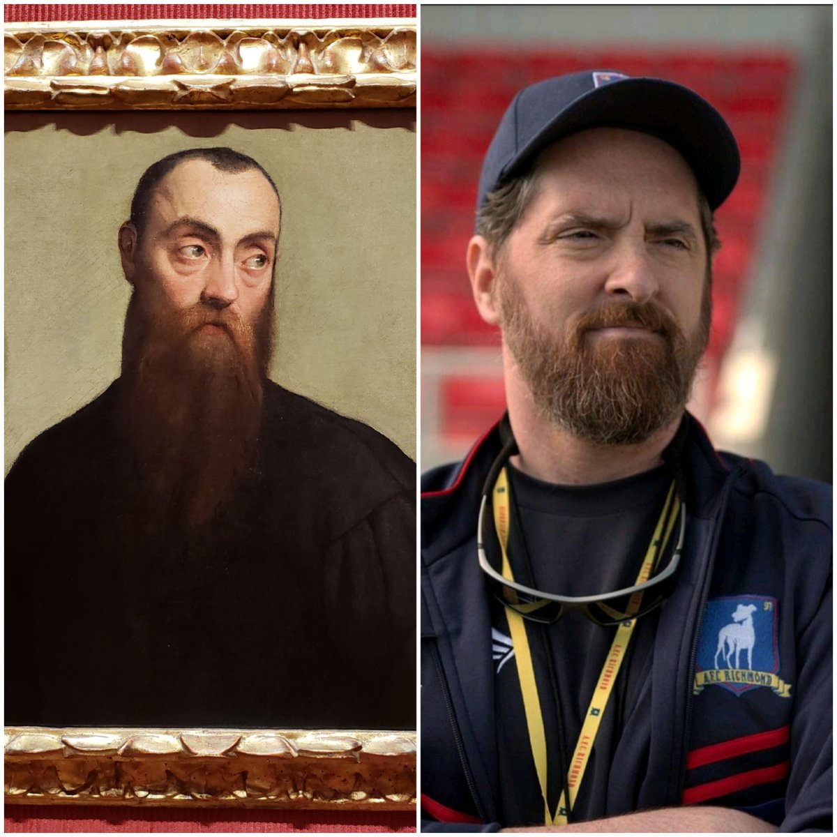 PatAhearne's tweet photo. @TheCoachBeard Portrait of a coach at Getty Museum, Los Angeles. https://t.co/IuZP45qrRB