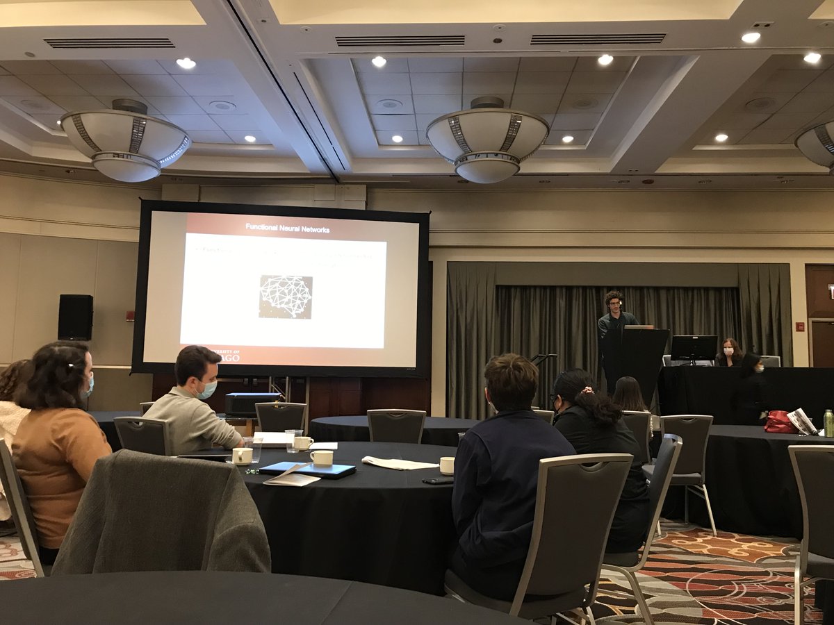 Finally, a conference in person! Really impressed about the exciting work I saw at <a href="/devpsybio/">ISDP 🦋 @isdp.org.bsky.social</a>. Also, happy to share our findings on how infants' motor development shapes the functional connectivity of visual and motor neural processes as they anticipate others' actions.