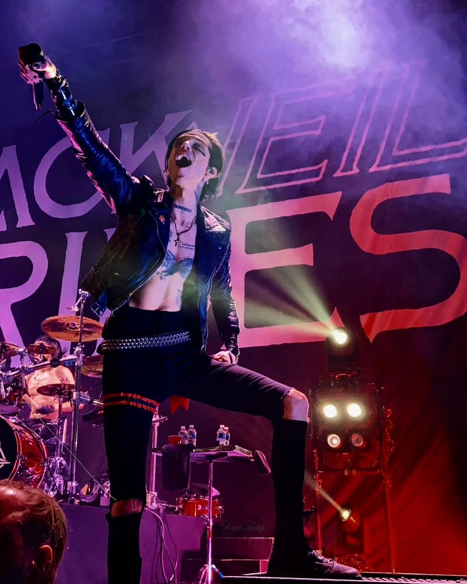 bvbfansworld's tweet photo. The #BVBArmy sing with @andyblack in these great shots taken at the @Sherman_Theater Stroudsburg, PA Nov. 5, 2021 by @_queenofthed3ad (kyrabritzke) on IG via: https://t.co/rBmrKNt7sL #AndyBiersack #BlackVeilBrides #TheInBetweenTour 🎤 💀 🎶 https://t.co/HrmRiyaDyx
