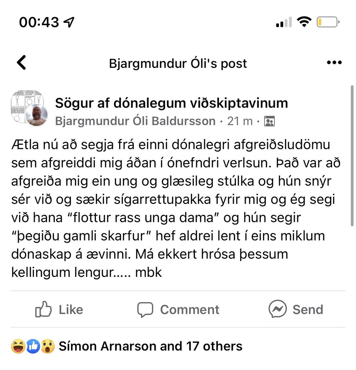 Sandra Ósk tweet media