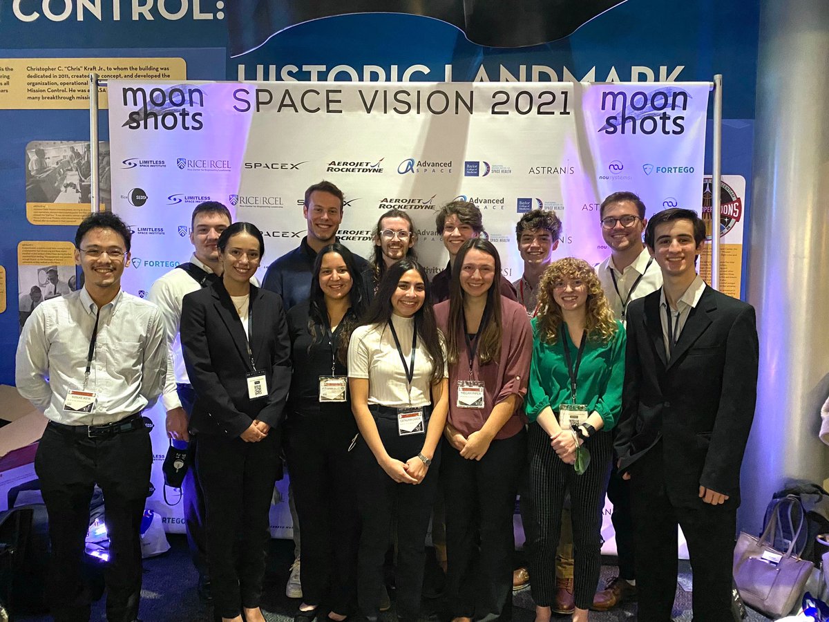 SEDSatUM's tweet photo. Space Vision 2021 at the NASA Johnson Space Center! Thank you @SEDSSpaceVision for a weekend full of fun and networking for students around the country! https://t.co/e4hZkVW3lE
