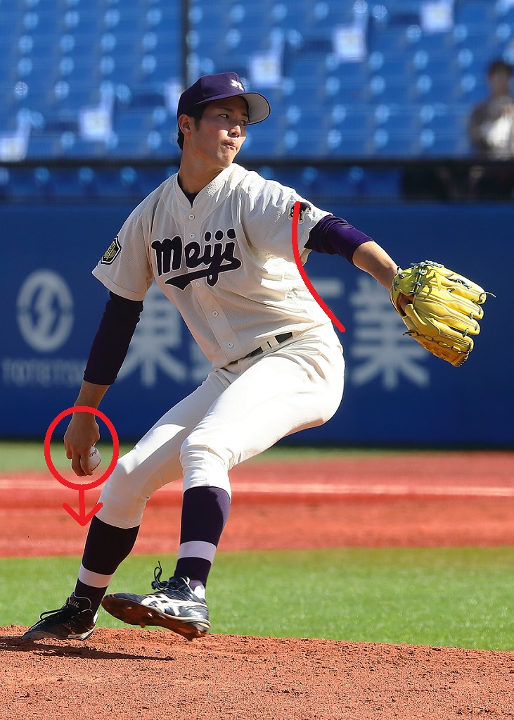 suzu_rasu's tweet photo. 右足に体重をかけたいという意図がいろんなところで見られる。

✅左膝
✅ヒップファースト
✅真下に落とす時間が長い右手
✅左の脇腹

それでいて頭はそんなに後ろに残していない。一つの動作パターンですね(全員にハマる訳では無い) https://t.co/dzQkEoAC8S