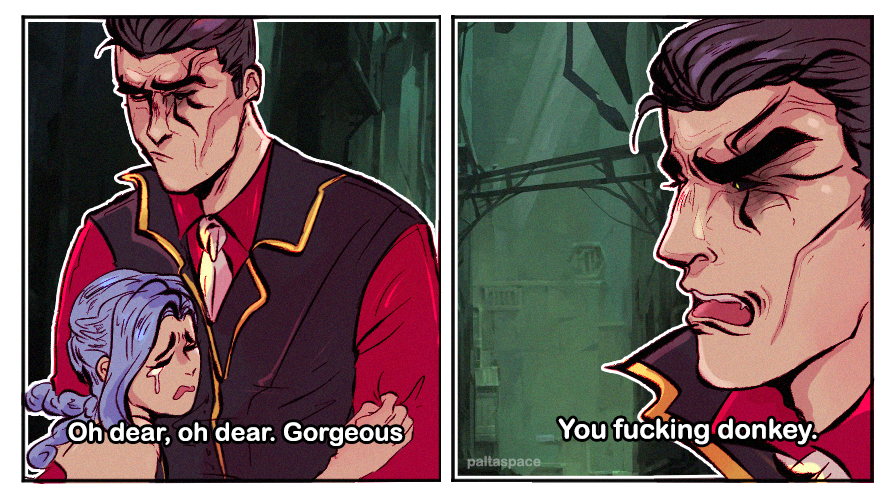 PaltaSpace's tweet photo. Silco the whole season: 
#Arcane #Jinx #Silco https://t.co/I4TIiJ7k38