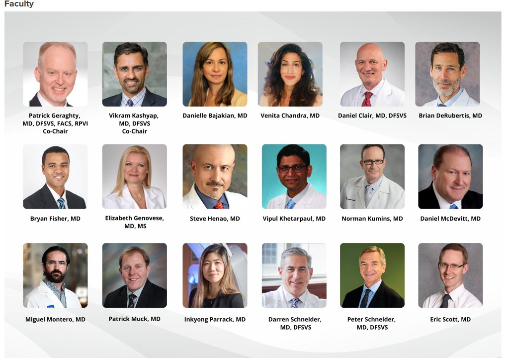 Learn from these amazing faculty at the inaugural SVS hands-on PAD skills course, Feb 11-12, 2021! vascular.org/meetings/new-p… @VikKashyapMD @ChandraVenita @scarolinavasc @derubertisMD @AmputationSuck @DrLizGenovese @surgmax @monteromiguel @patrickmuckmd @VascularMD @PSchneiderMD