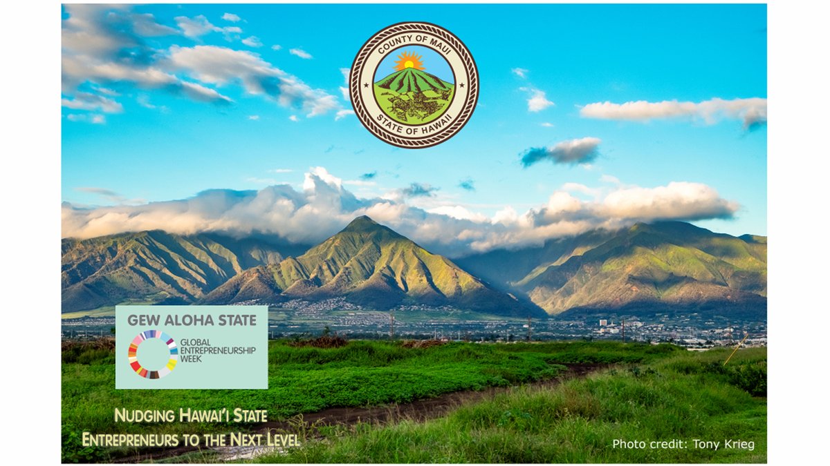 GEWAlohaState's tweet photo. 🥳🧐But wait🤓not the last posting... We got more to share! Including a series of 4 events produced especially for our #GEWAlohaState2021 by the Maui County #GEWAlohaState team-players🥳

#GEW2021 #entrepreneurship #Entrepreneurs  #HawaiiState #Hawaii #Honolulu #Oahu #Kauai #Maui https://t.co/90TOfnytX2