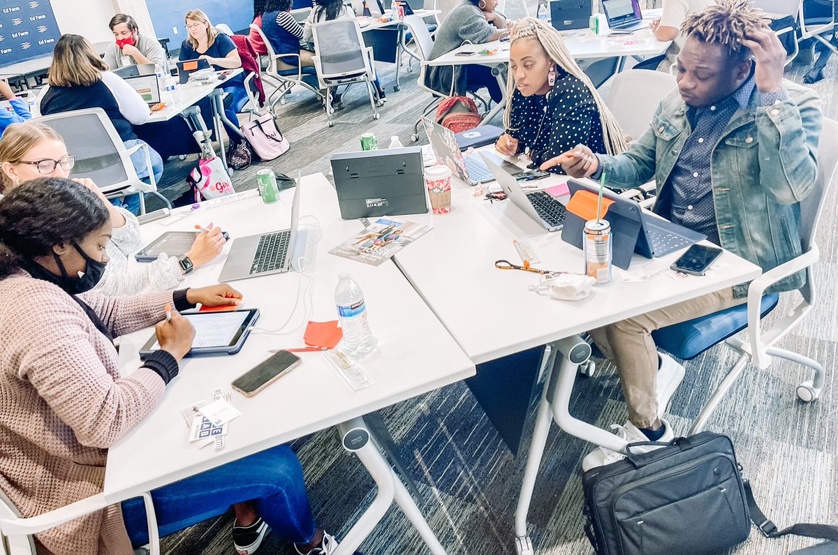 EduCoach_BWade's tweet photo. An amazing day of learning with @_EdFarm @MPSAL Teacher Fellow! This group is well into their innovation journey and cultivating change in this community! #EdFarm #iCultivate #edchat #mpsmovingforward #edtech @AppleEDU @tim_cook https://t.co/csBAy7PBgd