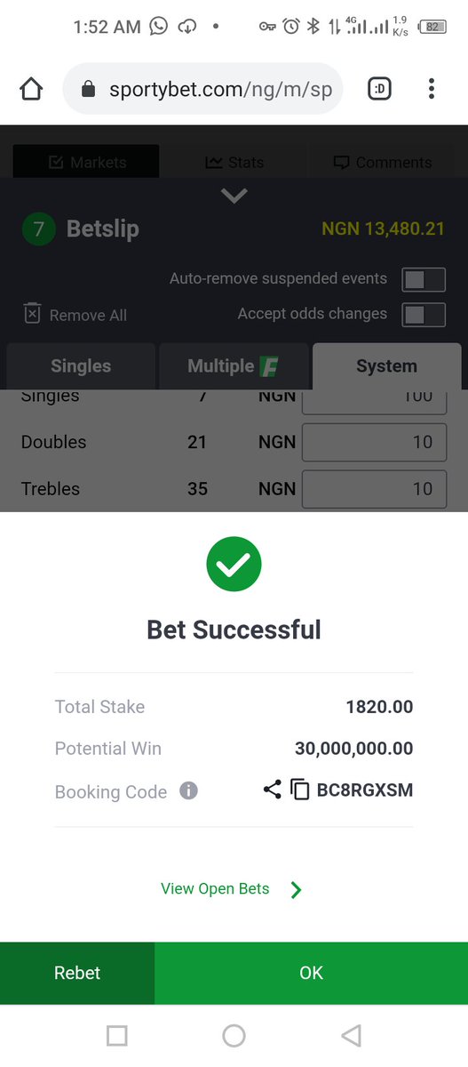 Geebee1st on X: Sportybet 64 Odds BC5FPZKT