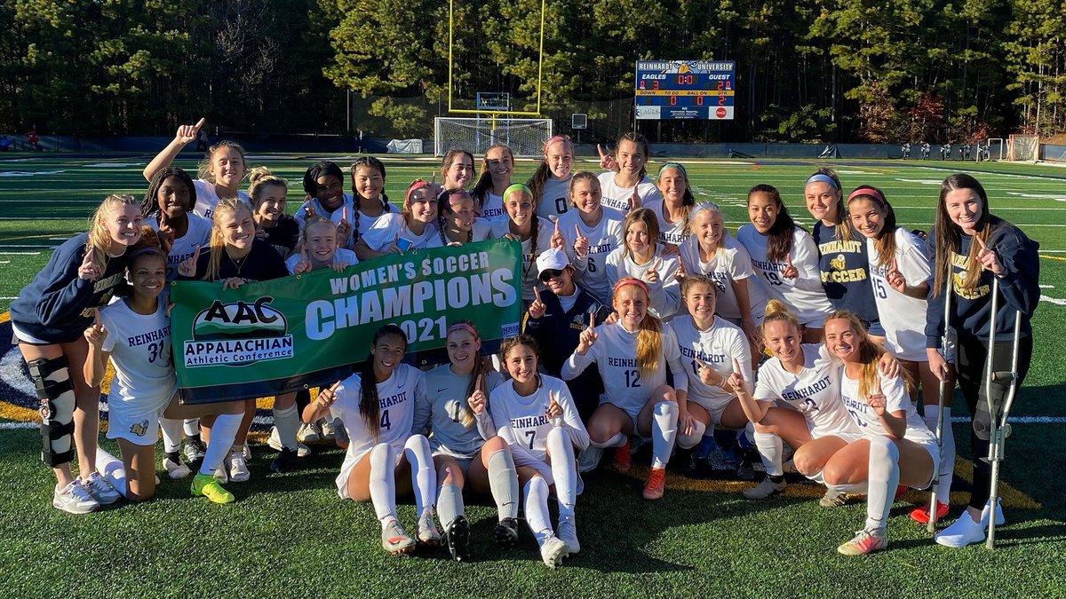 AACsports's tweet photo. .@RU_Eagles hold on to win the 2021 #AACWSoc Tournament Championship - https://t.co/ESmHFnD0TX https://t.co/DRxCK83C7d