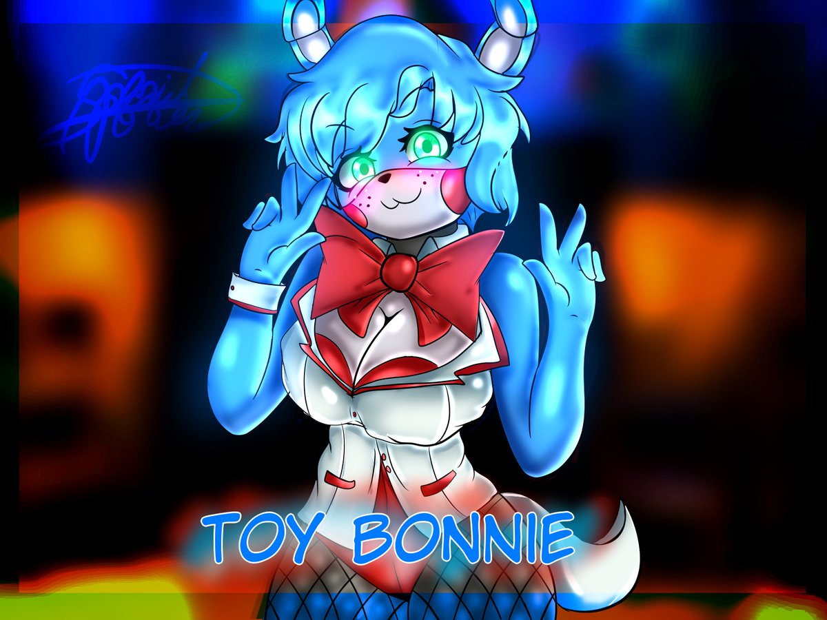 Gabriel28791's tweet photo. Toy Bonnie! The star of the show! https://t.co/CzznQXSqZJ