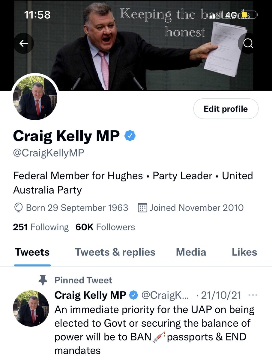 craigkellyAFEE's tweet photo. A big thank you for helping me reach 60,000+ followers on Twitter

Our UAP momentum is unstoppable

With nearly 80,000 members we’re a ‘once in a lifetime’ political movement

Join us if you want to stop the TYRANNY &amp; get all of our Freedoms back

👇👇👇

https://t.co/xiGsJt8iF5 https://t.co/KdGBbctIsJ