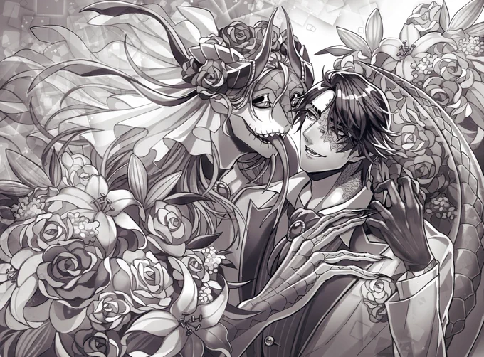 💒2020年ノトルキwebオンリー記念アンソロ&amp;展示マンガの再掲🧲🦎
【非公式女装🔞など何でも許せる方のみ⬇へ】
 https://t.co/QZye44mahY 