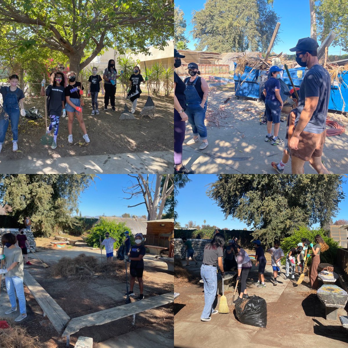 larmstrong_ms's tweet photo. Garden Beautification Day at Millikan Middle School today was a beautiful show of community support! @suptlaschools @ScottAtLAUSD @MsDamonte @LDNESchools @LASchools https://t.co/PDzDbjMwmd
