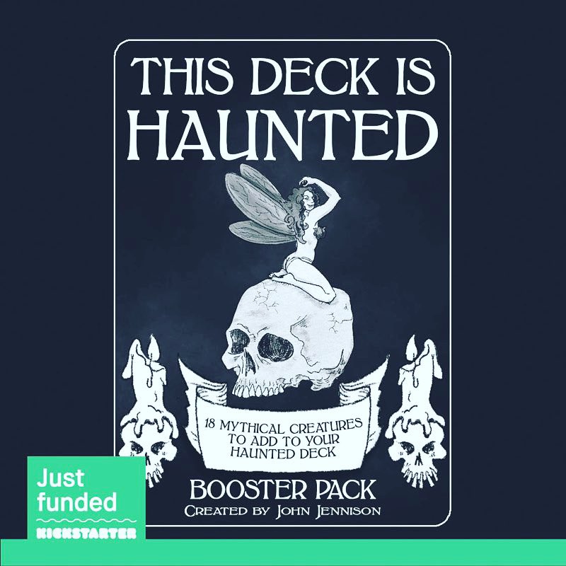 We did it! Thank you everyone! The booster deck will see the “dark of night!” Let’s hit some stretch goals so@you get extra cards!
